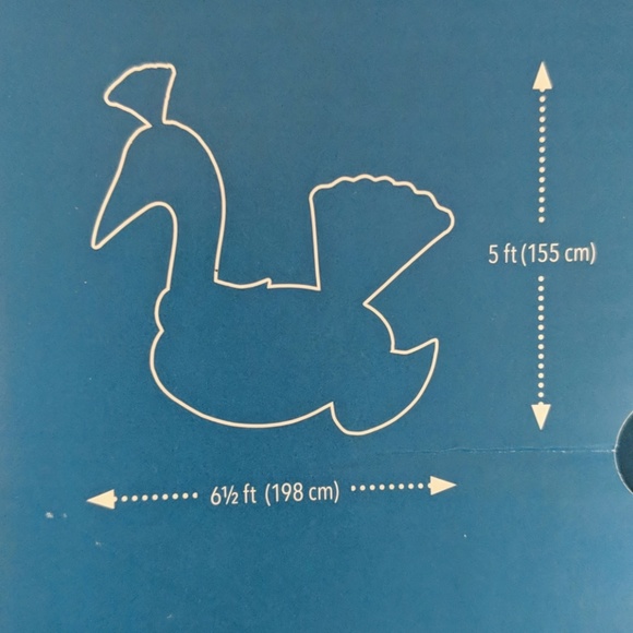 Peacock pool float - Picture 3 of 3